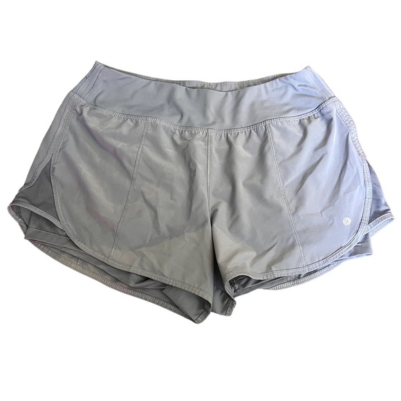 Gray Workout Shorts with Built in Spandex Inside Size Medium - Picture 1 of 4